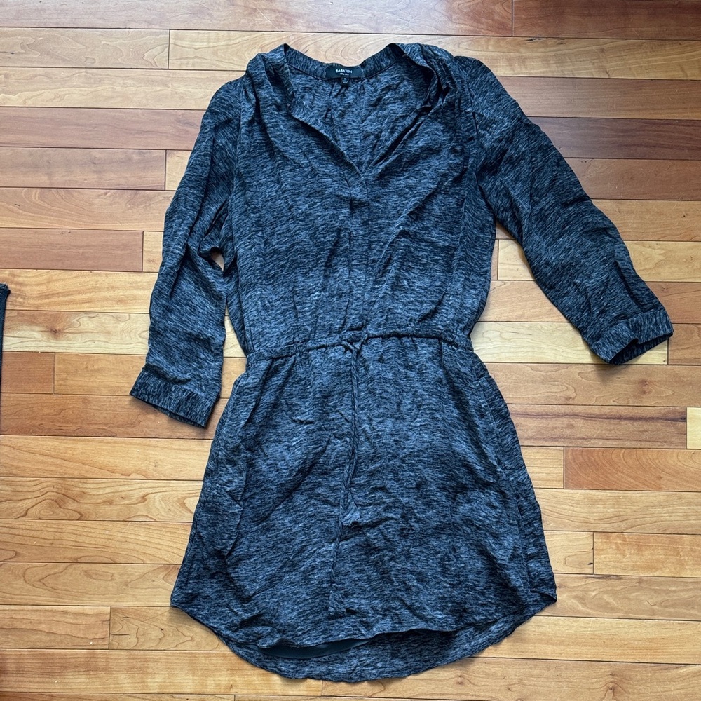 Aritzia Babaton Bennett Shirt Dress 100% Silk